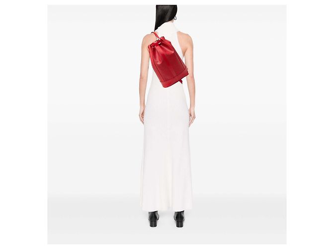 Red Louis Vuitton Epi Randonnee PM Backpack - view 6