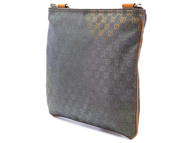 Borsa a Tracolla Gucci Multicolor GG Supreme Grigia Grigio - vista 2