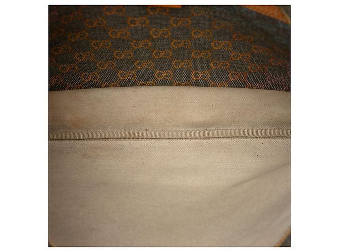 Borsa a Tracolla Gucci Multicolor GG Supreme Grigia Grigio - vista 4