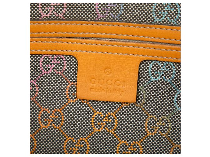 Borsa a Tracolla Gucci Multicolor GG Supreme Grigia Grigio - vista 5