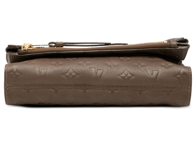 Borsa a pochette Louis Vuitton Monogram Empreinte Petillante Marrone - vista 3
