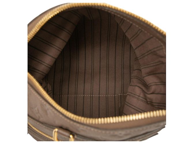 Borsa a pochette Louis Vuitton Monogram Empreinte Petillante Marrone - vista 4