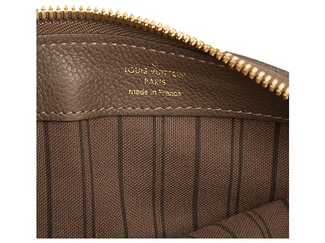 Borsa a pochette Louis Vuitton Monogram Empreinte Petillante Marrone - vista 5