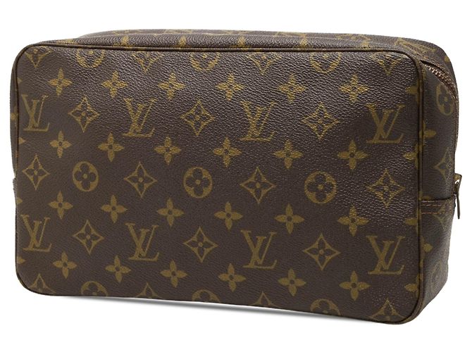 Borsa a Clutch Louis Vuitton Monogram Trousse Toilette 28 Marrone - vista 2