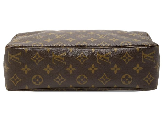 Borsa a Clutch Louis Vuitton Monogram Trousse Toilette 28 Marrone - vista 3