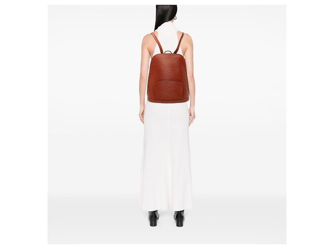 Zaino Louis Vuitton Epi Gobelins Marrone - vista 7
