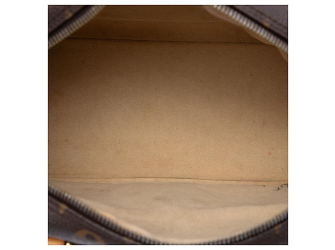 Sac à main Louis Vuitton Monogram Manhattan PM Marron - vue 4