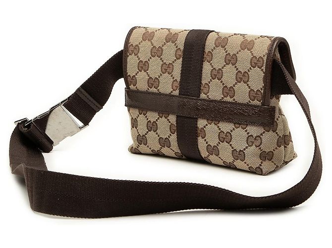 Borsa cintura Gucci GG Canvas Beige - vista 2
