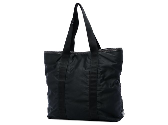 Tote Prada em Tessuto com acabamento em Saffiano preto - vista 2