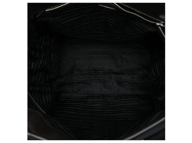 Tote Prada em Tessuto com acabamento em Saffiano preto - vista 4