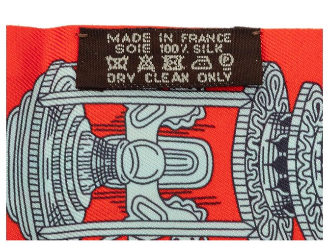 Pañuelo Twilly de seda Hermès Merveilleuses Lanternes Naranja - vista 2