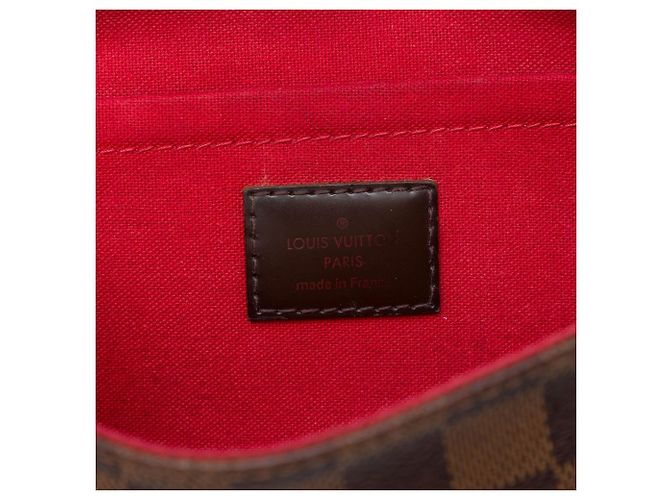 Borsa Louis Vuitton Damier Ebene Favorite MM Marrone - vista 5