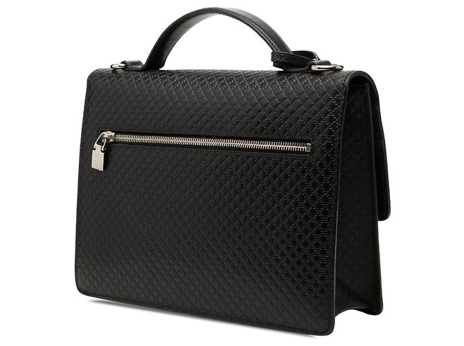 Borsa business Gucci Diamante in vitello nero - vista 2