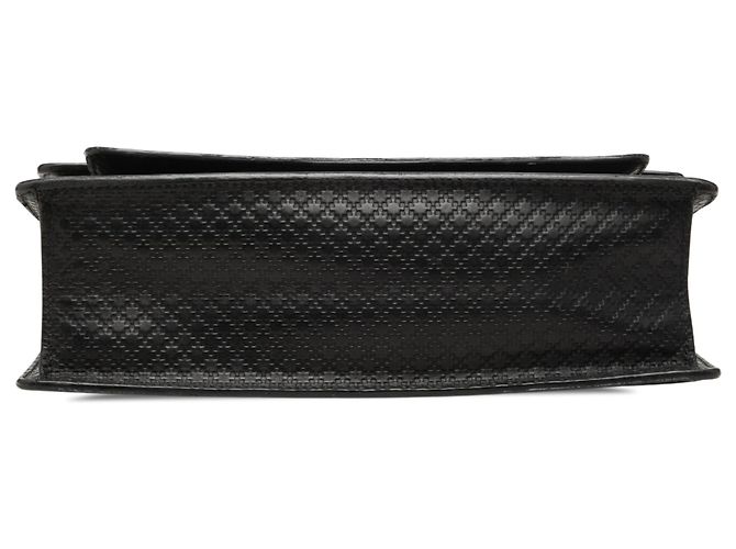 Borsa business Gucci Diamante in vitello nero - vista 3
