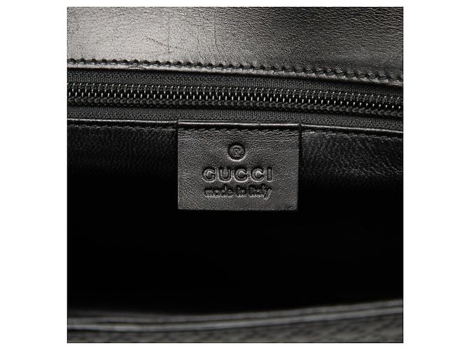 Borsa business Gucci Diamante in vitello nero - vista 5