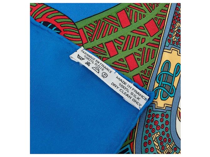 Hermès Art des Steppes Seidentuch Blau 90 Scarves - Ansicht 6