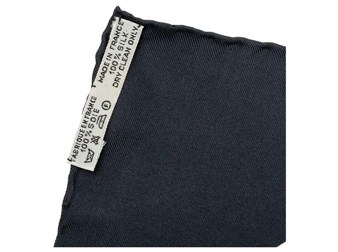 Foulard di seta Blue Hermès Qu Importe Le Flacon 90 Scarves - vista 7