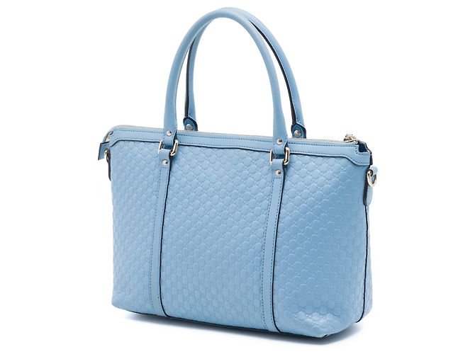 Blue Gucci Small Microguccissima Joy Satchel Handtasche Blau - Ansicht 2