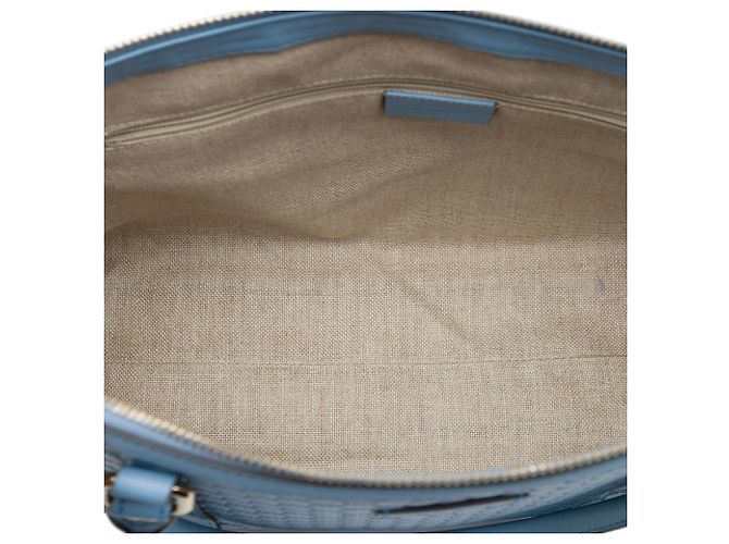 Blue Gucci Small Microguccissima Joy Satchel Handtasche Blau - Ansicht 4