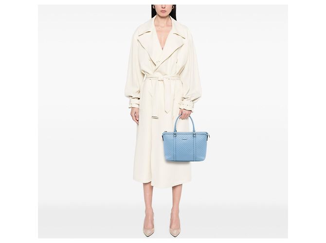 Blue Gucci Small Microguccissima Joy Satchel Handtasche Blau - Ansicht 6