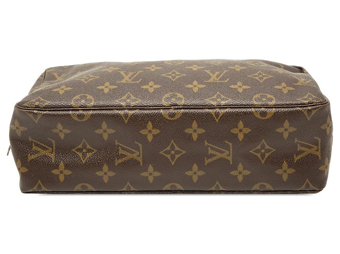 Borsa a pochette Louis Vuitton Monogram Trousse Toilette 28 Marrone - vista 3