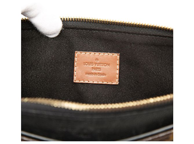 Borsa Satchel Louis Vuitton Monogram Pallas MM Marrone - Ansicht 5