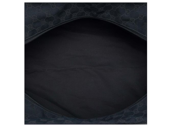 Borsa da viaggio Gucci GG Canvas Web nera Nero - vista 4