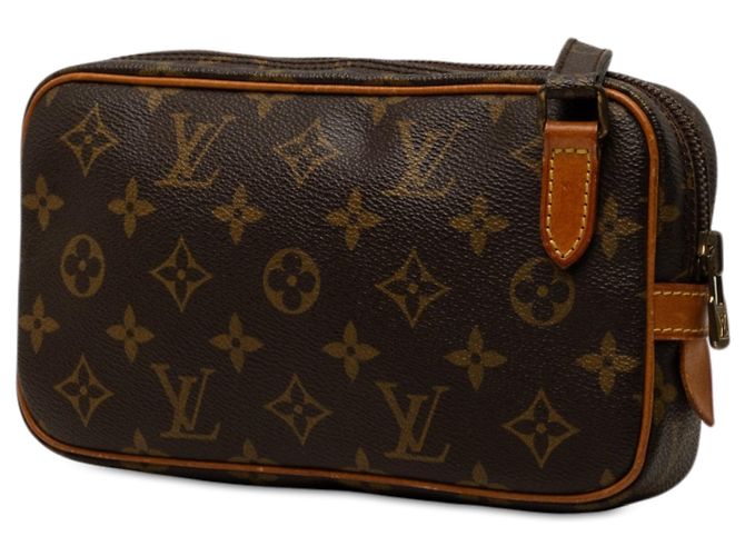 Borsa a tracolla Louis Vuitton Monogram Pochette Marly marrone - vista 2