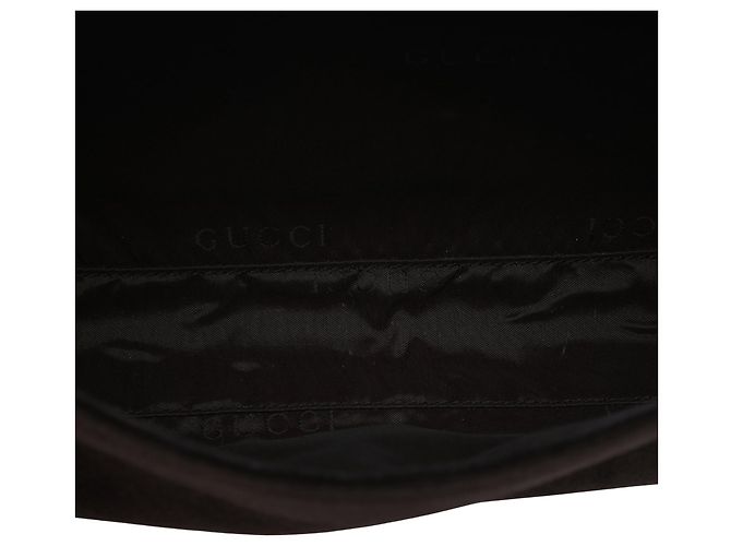 Bamboo Bolso Gucci de gamuza marrón con asa de bambú Castaño - vista 4