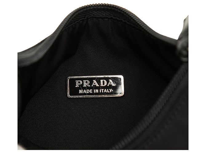 Prada Mini Tessuto Sport Schultertasche Schwarz - Ansicht 5