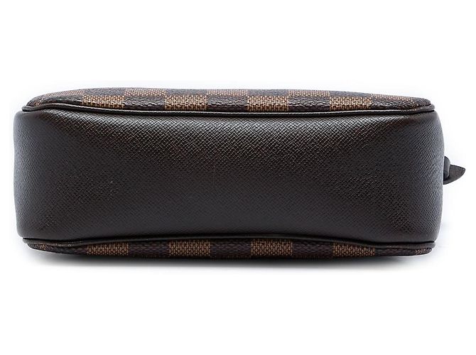 Borsa a mano Louis Vuitton Damier Ebene Trousse Pochette Marrone - vista 3