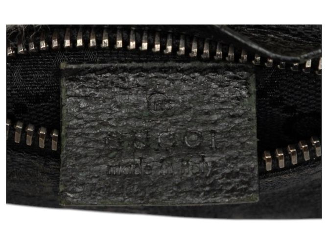 Borsetta cintura Gucci GG Canvas con doppia tasca nera Nero - vista 5