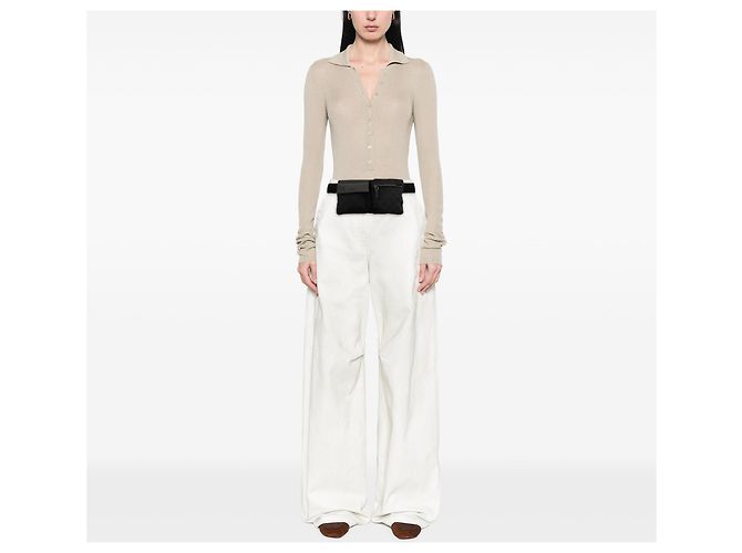 Borsetta cintura Gucci GG Canvas con doppia tasca nera Nero - vista 6
