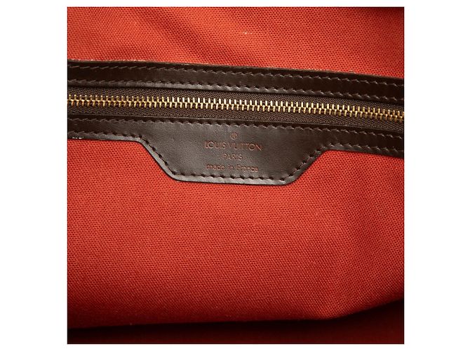 Borsa a tracolla Louis Vuitton Damier Ebene Marrone Chelsea - vista 5