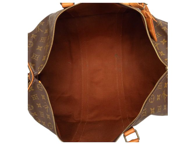 Borsa da viaggio Louis Vuitton Monogram Keepall 50 Marrone - vue 4