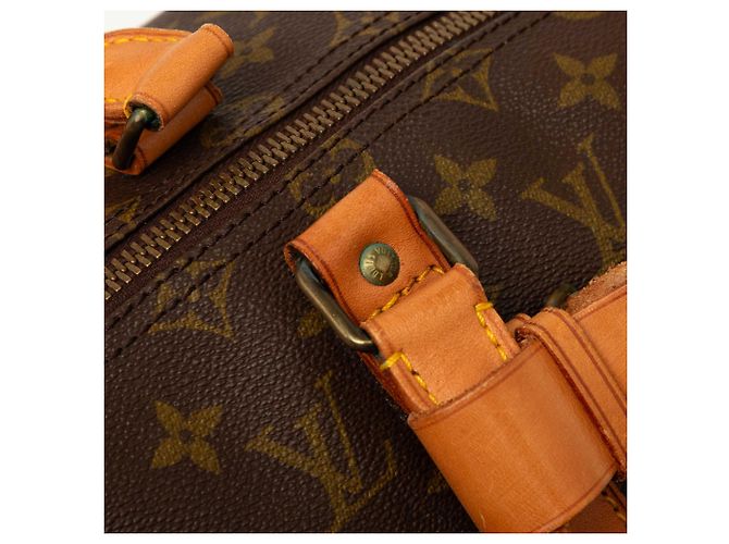 Borsa da viaggio Louis Vuitton Monogram Keepall 50 Marrone - vue 7