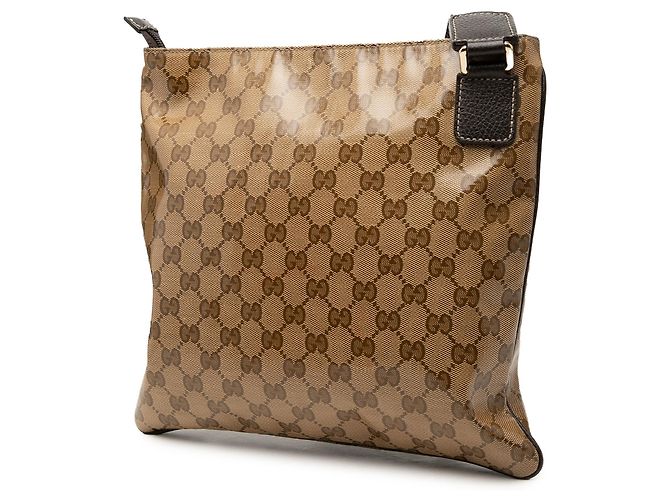 Borsa a tracolla Gucci GG Crystal beige - vista 2