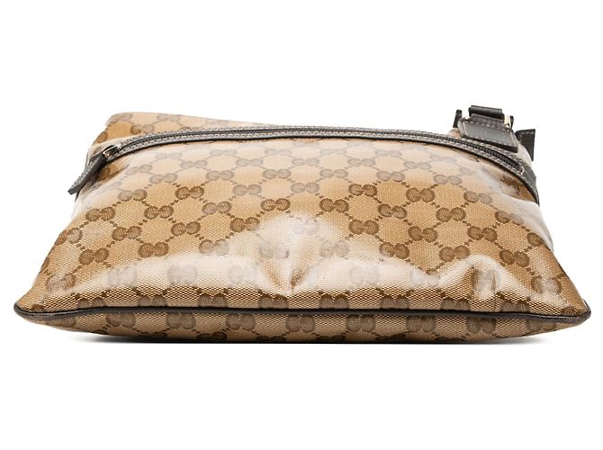 Borsa a tracolla Gucci GG Crystal beige - vista 3