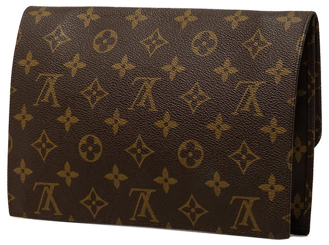Borsa a pochette Louis Vuitton Monogram Pochette Rabat 23 marrone - vista 2