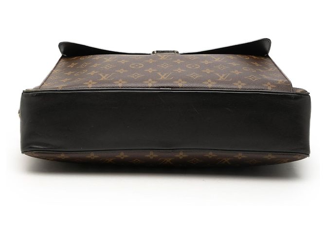 Borsa da lavoro Louis Vuitton Monogram Macassar Soft Briefcase Marrone - vista 3