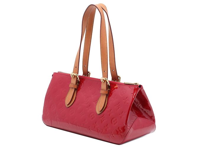 Borsa a tracolla Louis Vuitton Monogram Vernis Rosewood Avenue rossa Rosso - vista 2
