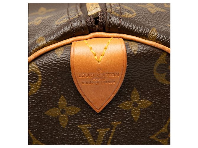 Borsa da viaggio Louis Vuitton Monogram Keepall 50 Marrone - vista 5