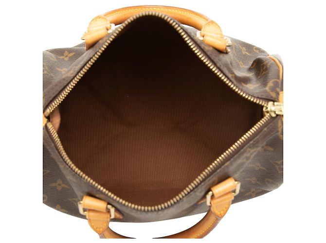 Louis Vuitton Monogram Speedy 25 Boston Tasche Braun - Ansicht 4