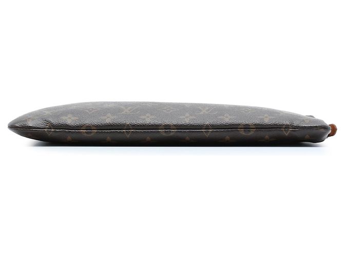 Borsa a Mano Louis Vuitton Monogram Etui Voyage MM Marrone - vista 3