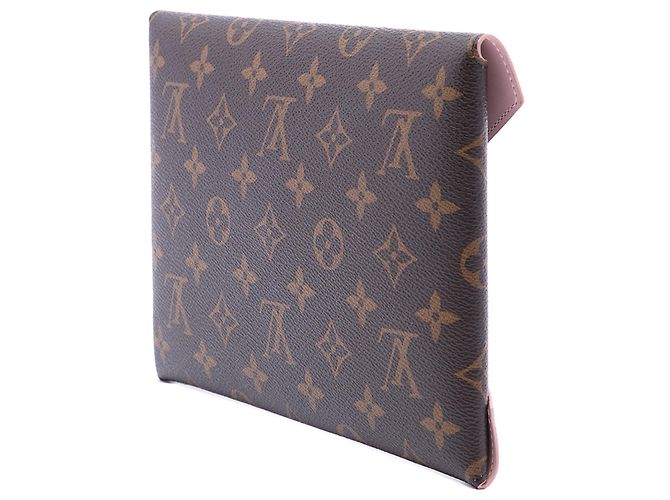 Borsa a pochette Louis Vuitton Monogram Pochette Kirigami GM marrone - vista 2
