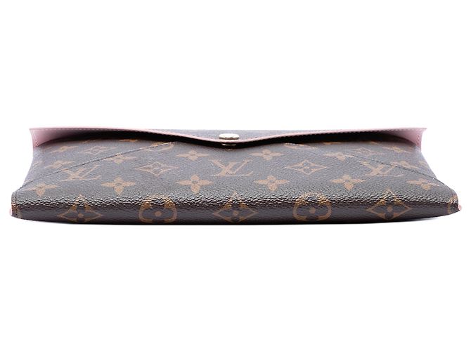 Borsa a pochette Louis Vuitton Monogram Pochette Kirigami GM marrone - vista 3