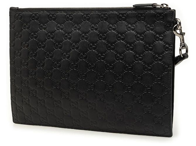 Clutch Gucci Guccissima Nera Nero - vista 2