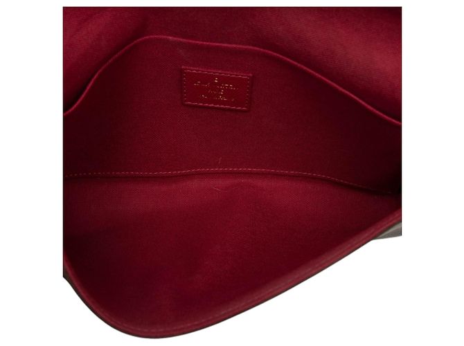 Borsa a tracolla Louis Vuitton Monogram Pochette Felicie Marrone - vista 4