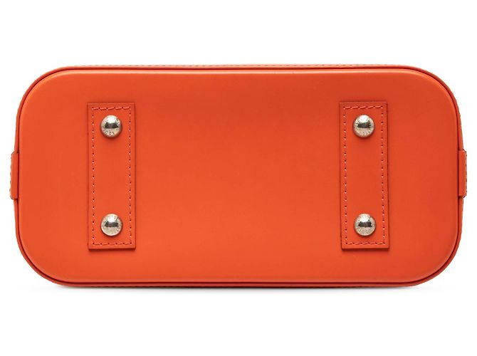 Borsa Satchel Louis Vuitton Epi Alma BB Arancione - vista 3