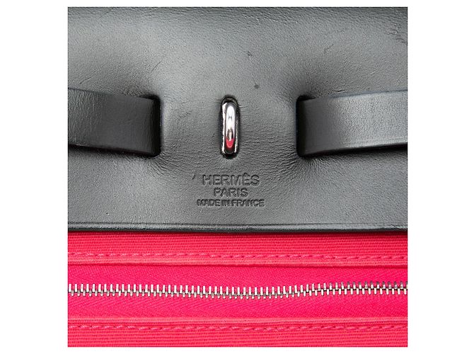 Borsa Hermès Toile Herbag Zip 31 Rosa - vista 5